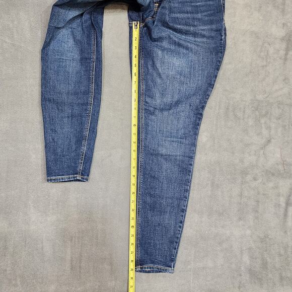 Old Navy Jeans High Rise RockStar Super Skinny Size 14 - Picture 10 of 10
